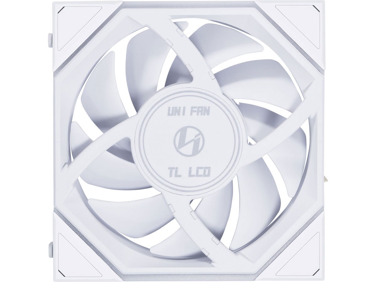 Lian Li UNI FAN TL LCD Reverse Blade Series Fan White 120mm